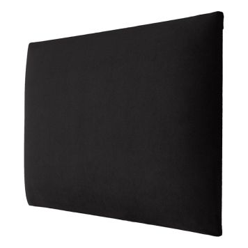 Polsterdatud seinapaneel Fllow Velvet 100 must 30 x 60 cm