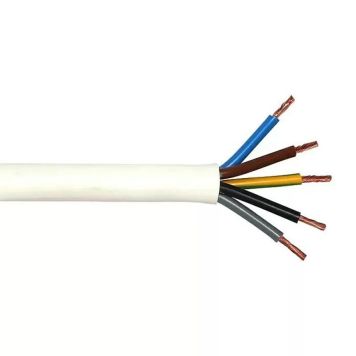 Kummikaabel Kabelexpress H05VV-F5x2,5 mm² valge