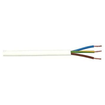 Kummikaabel Kabelexpress H03VV-F3x0,75 mm² valge 10 m