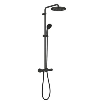 Dušikomplekt termostaatsegistiga Grohe Vitalio Start System 250 matt must