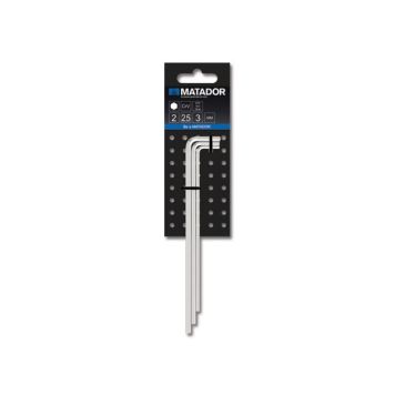 Kuuskantvõtmete komplekt 2 - 3 mm