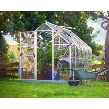Kasvuhoone Palram-Canopia Harmony 5,7 m², hõbedane