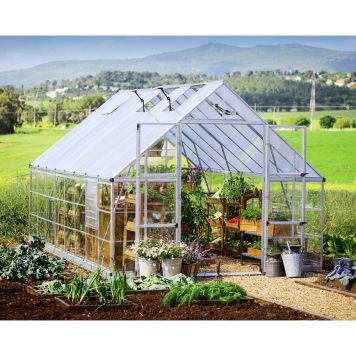 Kasvuhoone Palram-Canopia Balance 14,3 m², hõbedane