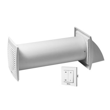 Rekuperaator seinasisene Europlast E-Extra EER  Ø 125 mm seinalülitiga