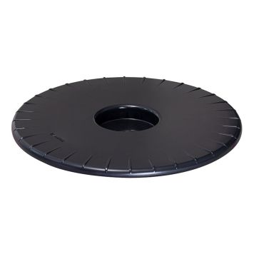 Lillepoti alus 30 cm, must