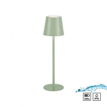 LED-lauavalgusti Leuchten Direkt Euria valge Roheline
