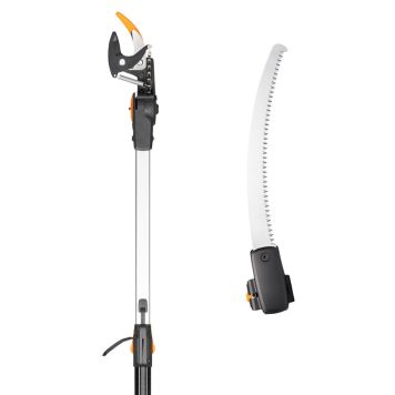 Teleskoopvarrega oksalõikur Fiskars UPX86+saag komplekt