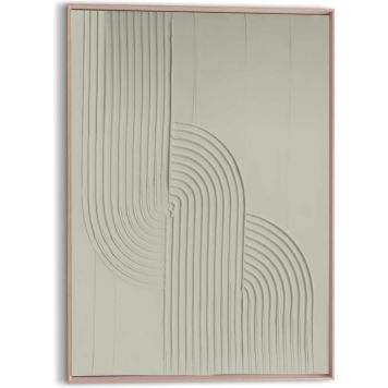 Sisustuspilt Reinders Craft Art Wood Knot 3D sage green 50 x 70 cm