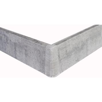 Põrandaliistu välisnurk PVC hall tamm 22 x 75 mm