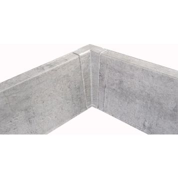 Põrandaliistu sisenurk PVC hall tamm 22 x 75 mm