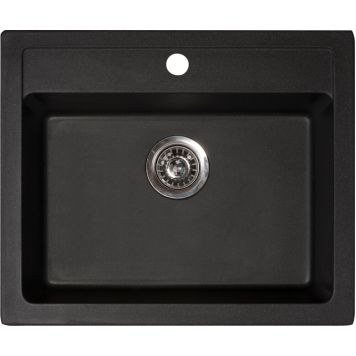 Köögivalamu Aqualine XQuadro 60 x 50 cm must