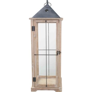 Latern Francesca 70 x 24 x 24 cm, pruun