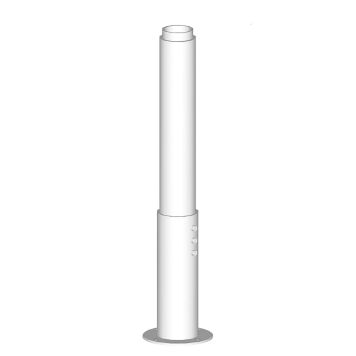 Trepi tugipiilar Atrium Dixi valge RAL9003