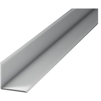 Nurgaliist isekleepuv PVC helehall 18,5 x 18,5 x 5000 mm