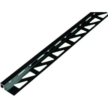 Plaadiliist Dione 10 x 2700 mm roostevaba teras must