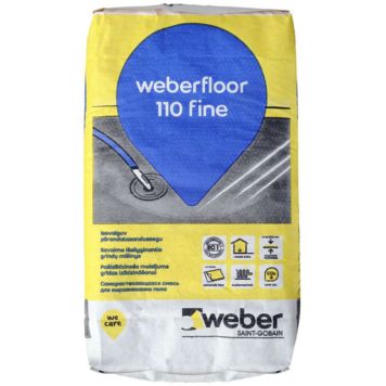 Isetasanduv põrandasegu Weberfloor 110 Fine 20 kg