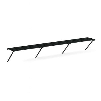 Kasvuhooneriiul Strömsö 1800 x 325 mm, must