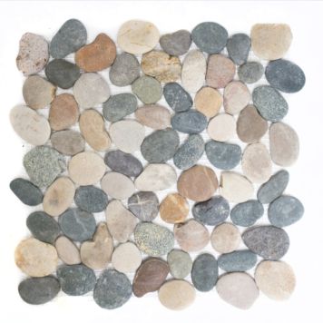Looduskivimosaiik Pebble Flat 30 x 30 cm