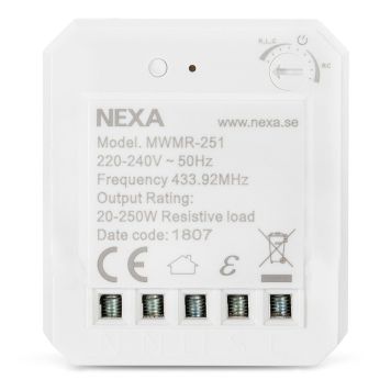 Integreeritav vastuvõtja Nexa MWMR-251