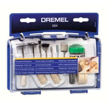 Puhastus- ja poleerimiskomplekt Dremel 684
