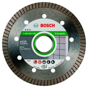 Teemantlõikeketas Bosch Best for ceramic 115 mm