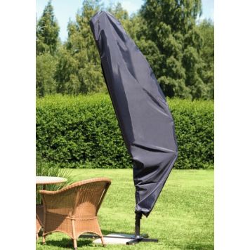 Päikesevarju kaitsekate Ø 200-400 cm, must
