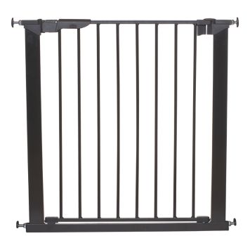 Turvavärav Modig must, metallist 735 - 796 x 730 mm