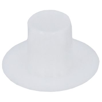Kattekork 10 x 5 mm valge plast
