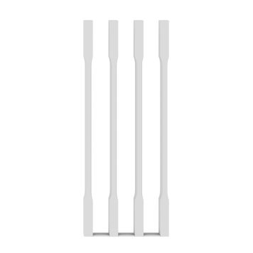 Trepi piirdelipp Lundbergs Helsinki valge 41 x 41 x 1030 mm 4 tk