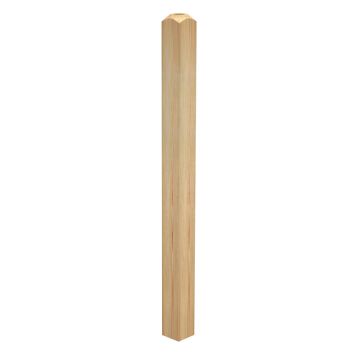 Trepipiirde otsapost Oslo, sirge 86 x 86 x 1200 mm