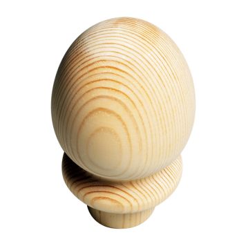 Trepipiirde otsaposti nupp, viimistlemata 80 x 110 mm