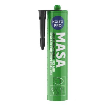 Universaalne liimi- ja tihendusmass Kiilto Pro Masa must 290 ml