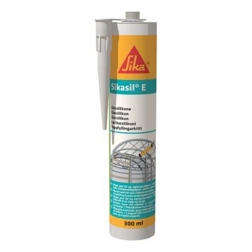 Silikoon- hermeetik Sikasil- E 300 ml, värvitu