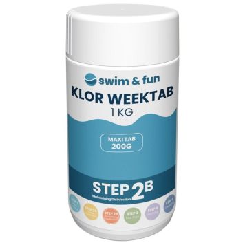 Kloor Klor WeekTab 1 kg