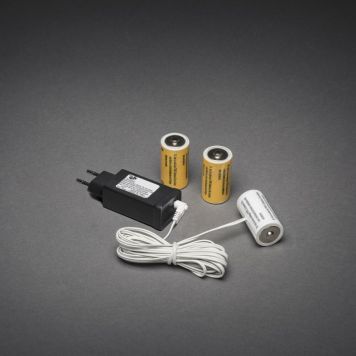 Patarei adapter Konstsmide 3 x LR14/C 1,5 V