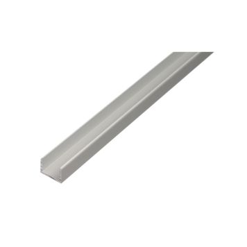 U-profiil alumiinium 12,9 x 10 x 1,5 mm, 2 m