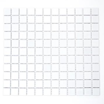 Mosaiik Square valge läikiv 30 x 30 cm