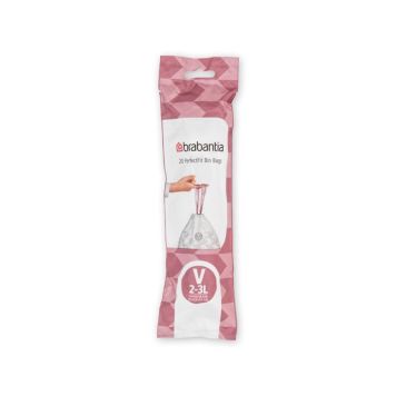 Prügikott Perfect Fit 3 l, valge