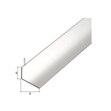 Nurgaprofiil matt alumiinium 40 x 20 x 2000 mm