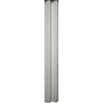 Voldikukse Eurostar lisalamell 120 x 2050 mm, valge saar
