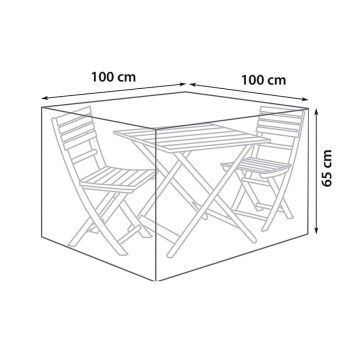 Mööblikate SunFun rõdumõõblile Ø 100 x 65 cm