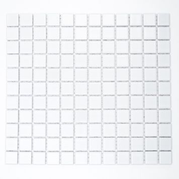 Keraamiline mosaiik 33 x 30,2 cm valge matt