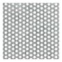 Alumiiniumplekk perforeeritud 1000 x 200 x 0,8 mm 500 mm 250 mm