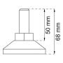 Reguleeritav jalg M10, 2 tk