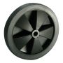 Ratas PVC must 130 x 20 mm