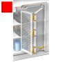 Voldikukse süsteemi komplekt 1200 mm