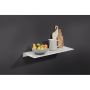 Klaasriiul Glassline Square valge 800 x 200 x 8 mm