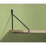 Riiulikandur Fil must 210 x 210 x 200 mm