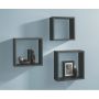 Seinariiulite komplekt Dolle Frame must 3 tk