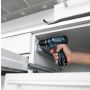 Akukruvikeeraja Bosch GSR, 12 V + 2 x 2 Ah